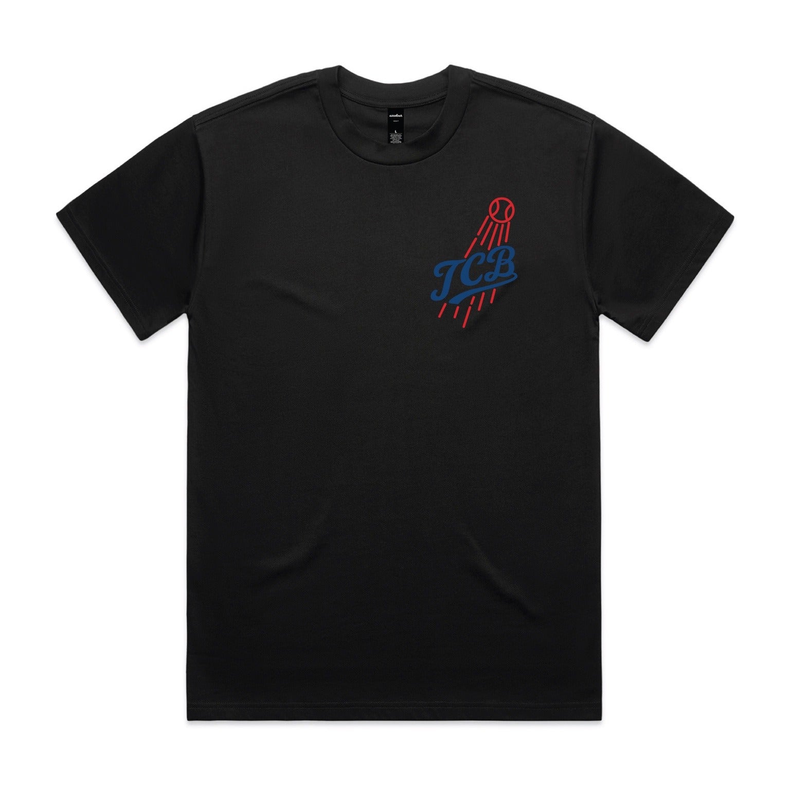 Swing for the Fences Baseball Tee Black
